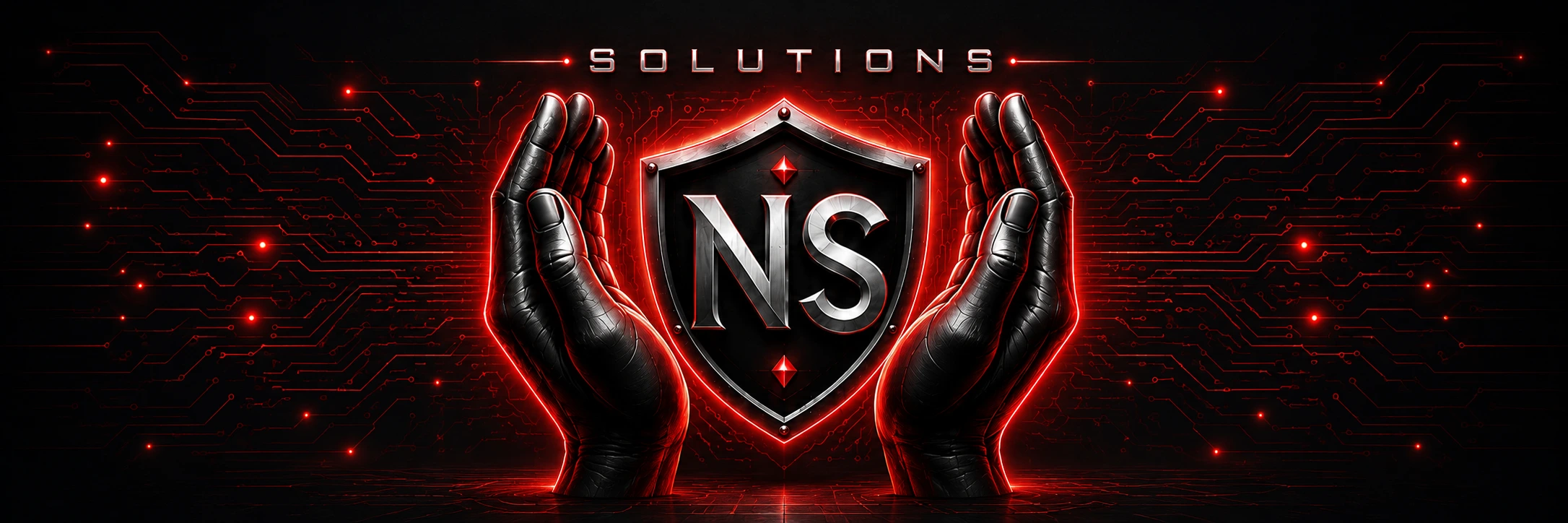 Northern Safety Solutions shield and hands